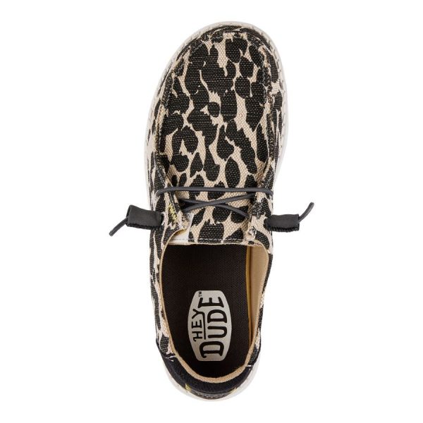 Wendy Leopard Sparkle Wide - Leopard Tan - Image 6