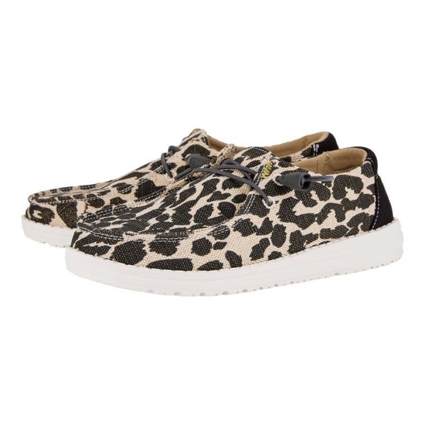 Wendy Leopard Sparkle Wide - Leopard Tan - Image 2