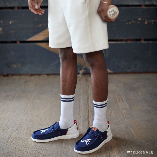 MLB Braves? Wally Funk - Braves Navy/White - Image 2