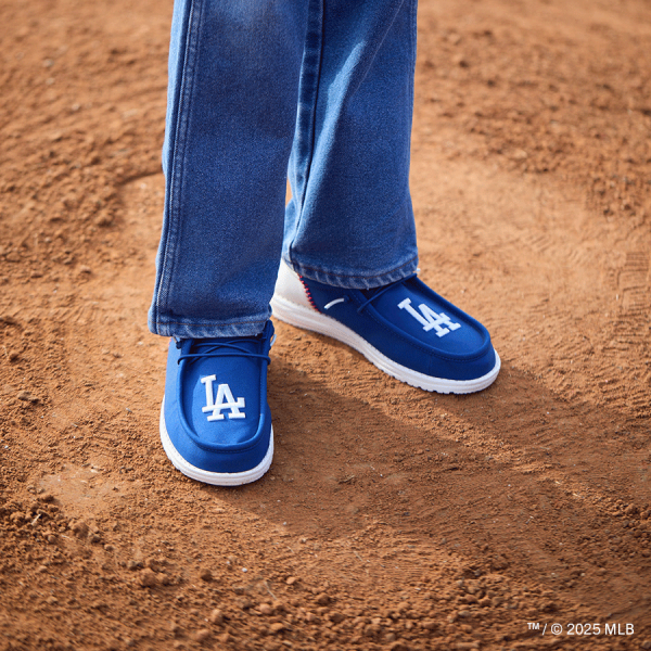 MLB Dodgers? Wally Funk - Dodgers Royal/White - Image 2