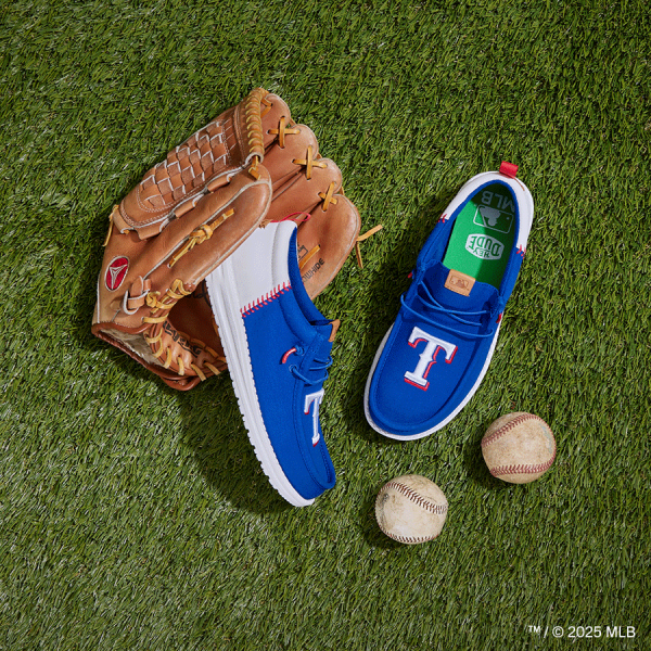 MLB Rangers? Wally Funk - Rangers Royal/White - Image 2