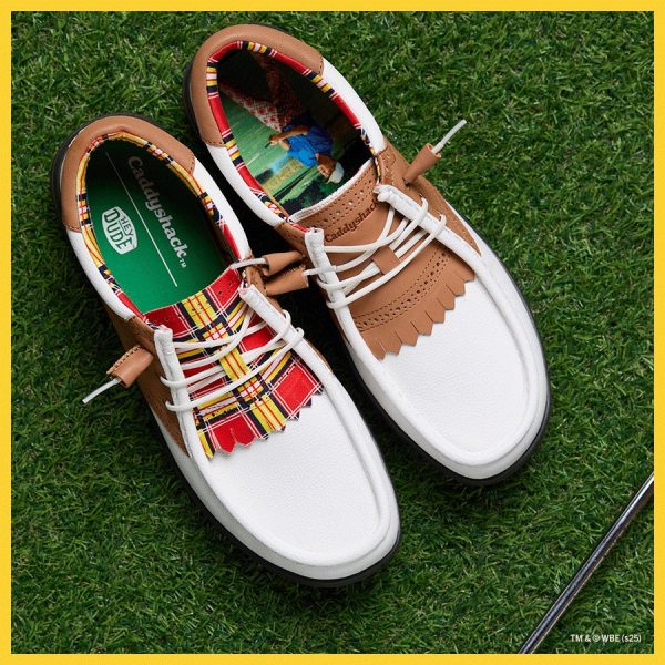 Wally Golf Caddyshack - White/Brown - Image 4