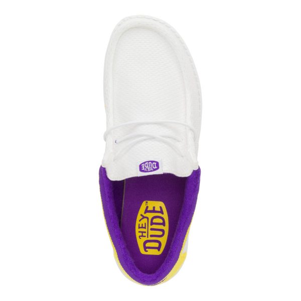 Wally Varsity Jersey - White Yellow - Image 6
