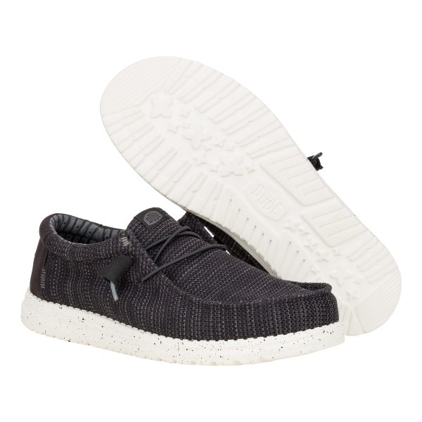 Wally Stretch Sox Wide - Black/White - Image 3