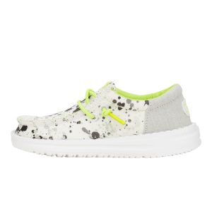 Wally Funk Toddler Splatter - White/Multi