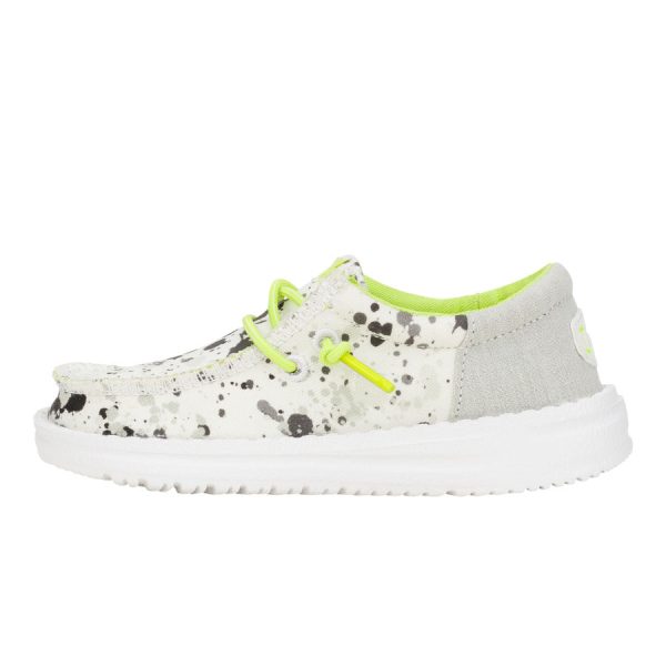 Wally Funk Toddler Splatter - White/Multi