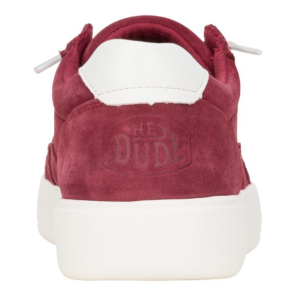 Hudson Suede Vintage Varsity - Crimson - Image 5