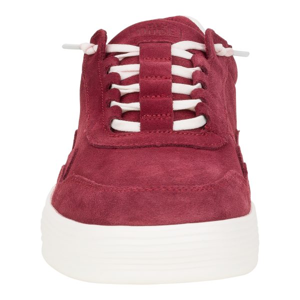 Hudson Suede Vintage Varsity - Crimson - Image 4