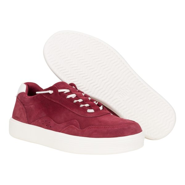 Hudson Suede Vintage Varsity - Crimson - Image 3