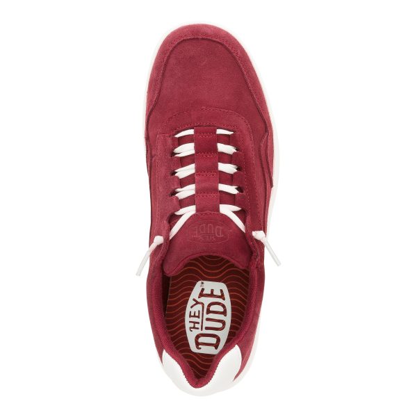Hudson Suede Vintage Varsity - Crimson - Image 6