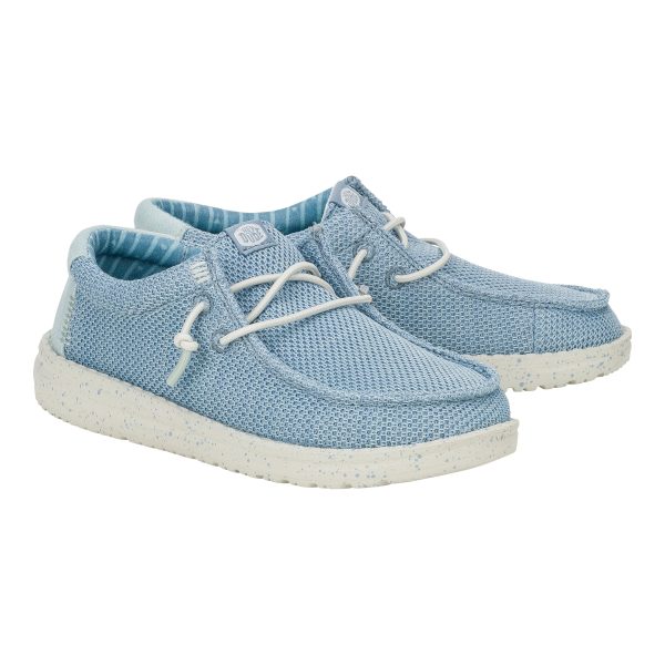 Wendy Youth Stretch Sox  - Cloud Blue/Dawn Blue - Image 2
