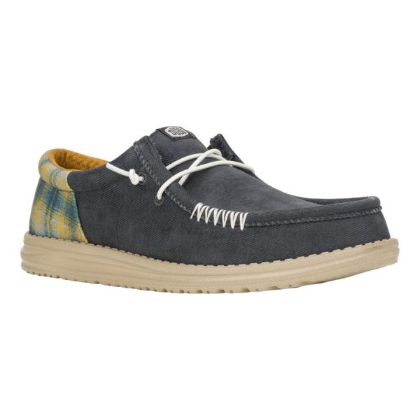 Wally Funk Waffle - Navy Plaid - Image 7