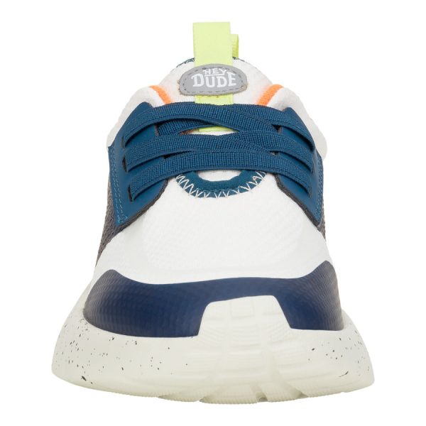 Sirocco Play Youth Colorblock - White/Navy - Image 4