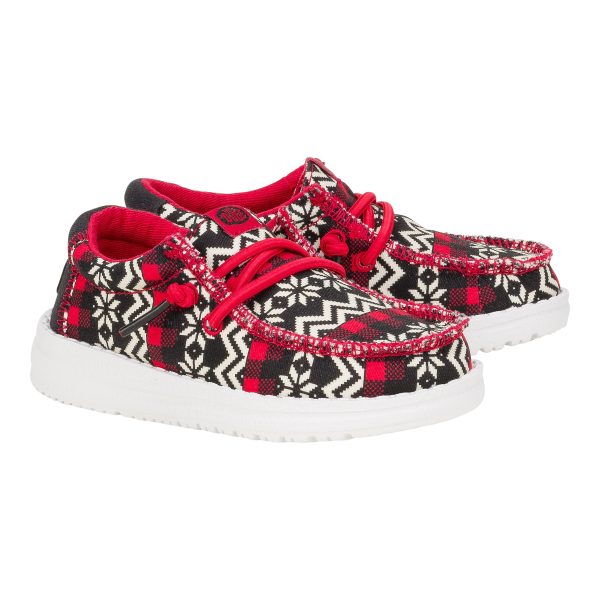 Wally Youth Ugly Sweater - Sweater Black/Red - Image 2