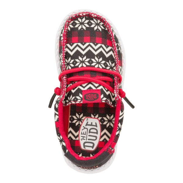 Wally Youth Ugly Sweater - Sweater Black/Red - Image 6