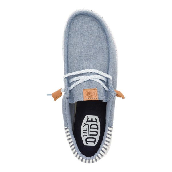 Wally Funk Seersucker - Faded Denim/Navy Blazer - Image 6