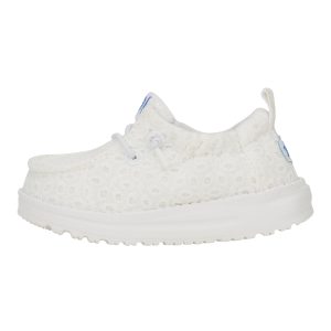 LilDudes Slip On Prints - White