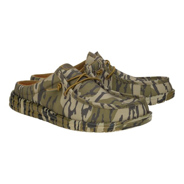 Wally Slip Mossy Oak? Bottomland? - Olive Tree/Camo - Image 2