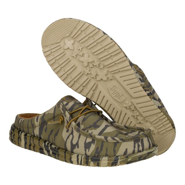 Wally Slip Mossy Oak? Bottomland? - Olive Tree/Camo - Image 3