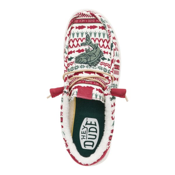 Wally Merry Fishmas Sweater - Multi/Red - Image 6