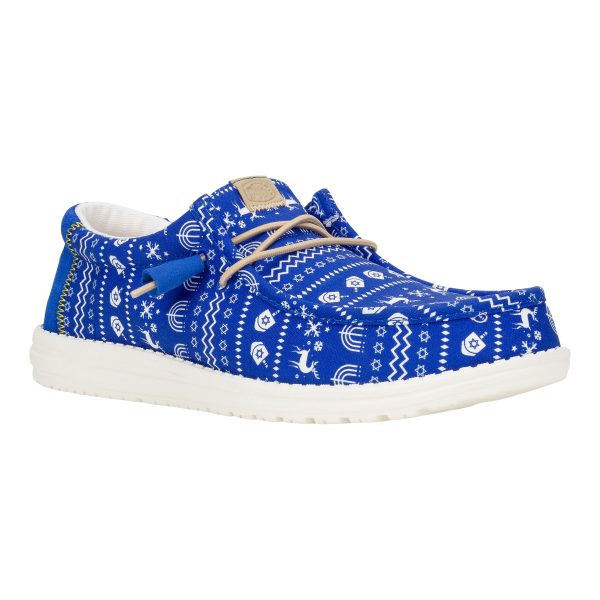 Wally Hanukkah Sweater - Hanukkah Blue/White - Image 7