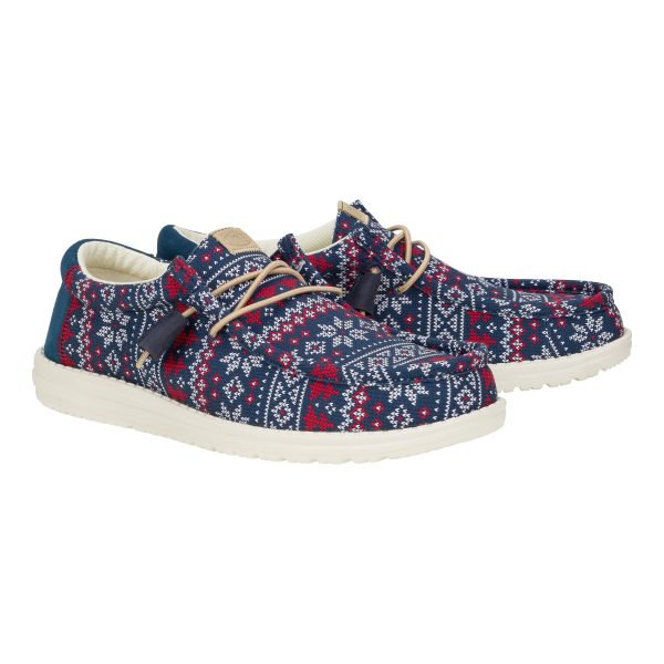 Wally Winter Sweater - Navy/Multi - Image 3