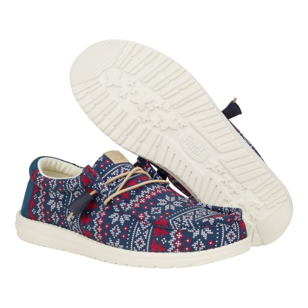 Wally Winter Sweater - Navy/Multi - Image 4
