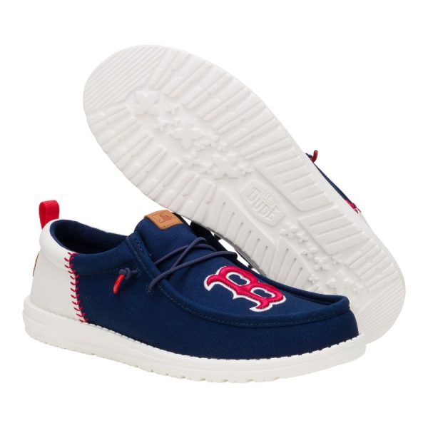 MLB Red Sox? Wally Funk - Red Sox Navy/White - Image 4