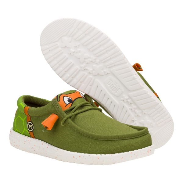 TMNT Mikey Wally Funk Youth - Mikey Evergreen/Multi - Image 3