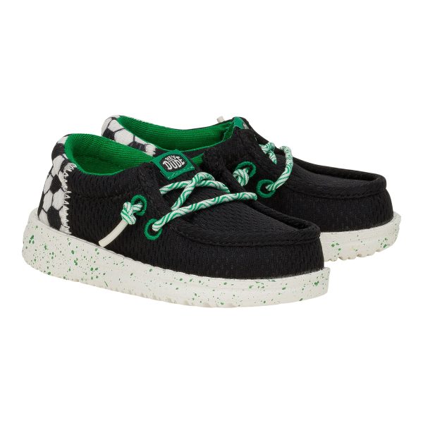Wally Funk Toddler Sports - Black - Image 2