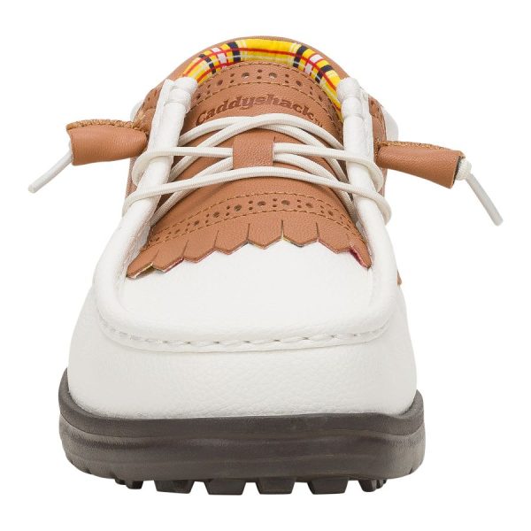 Wally Golf Caddyshack - White/Brown - Image 5