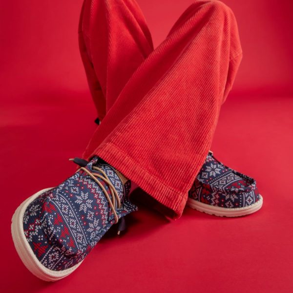 Wally Winter Sweater - Navy/Multi - Image 2