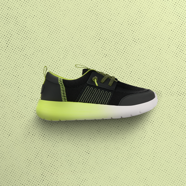 Sirocco Play Toddler Sport Block - Black/Lime Punch - Image 2