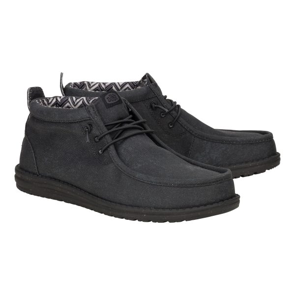 Wally Mid Stretch Canvas - Black/Black - Image 2