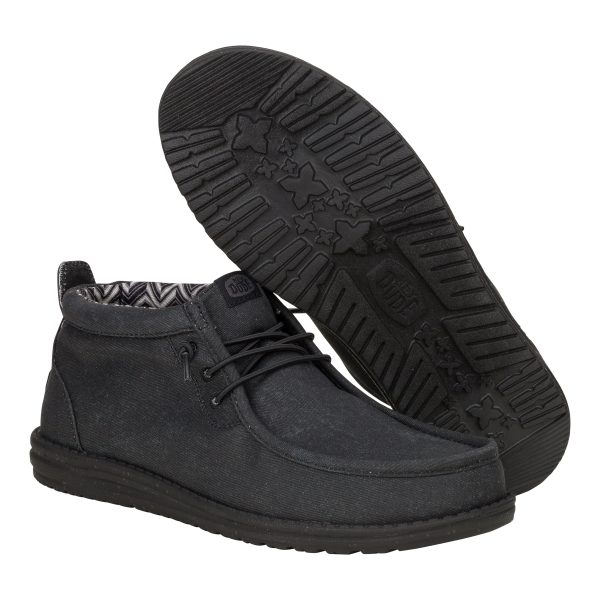Wally Mid Stretch Canvas - Black/Black - Image 3