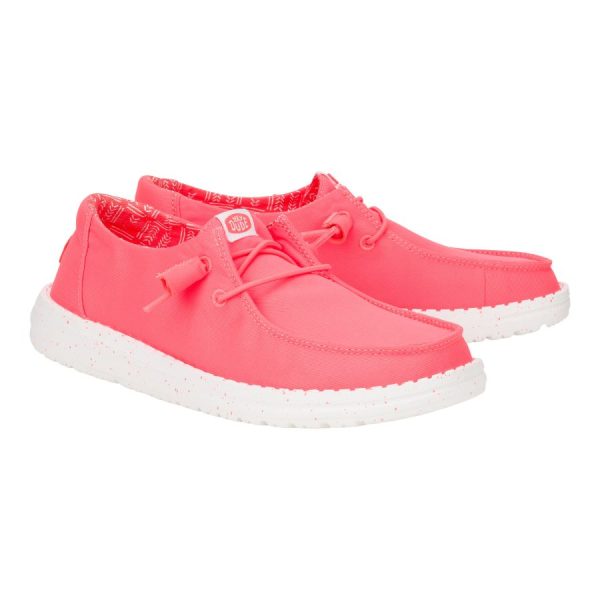 Wendy Stretch Canvas - Fiery Coral - Image 3