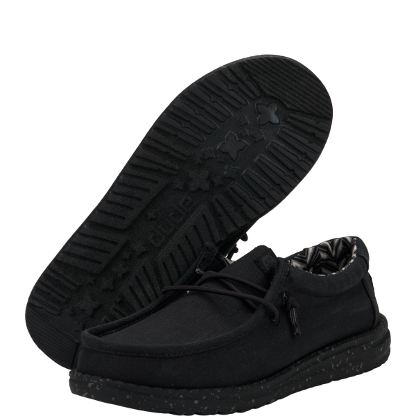 Wally Youth Stretch Canvas - Black/Black - Image 3