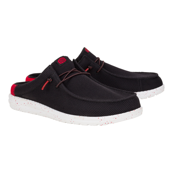 Wally Slip Varsity - Black/Red - Image 2