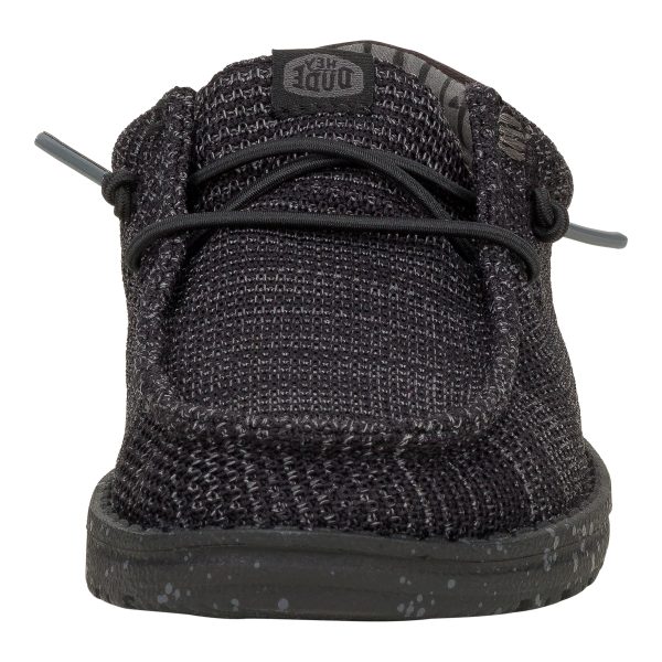 Wally Youth Stretch Mesh  - Black/Black - Image 4