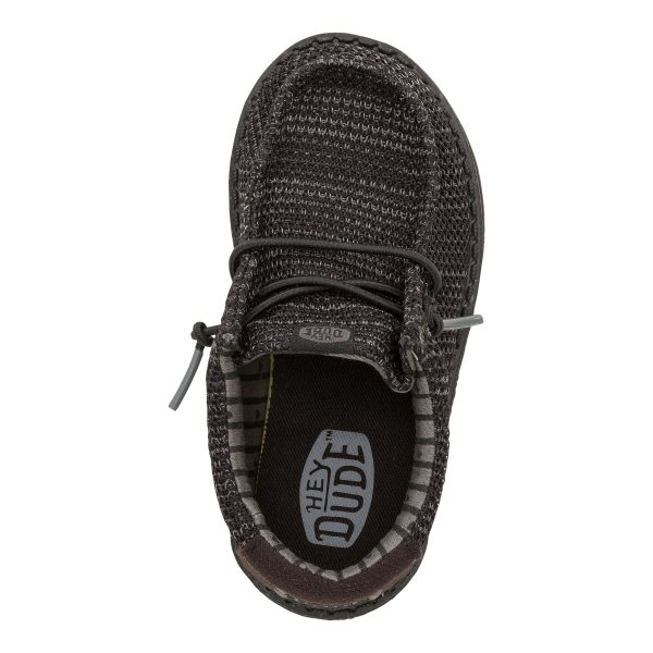 Wally Toddler Stretch Mesh - Black/Black - Image 6