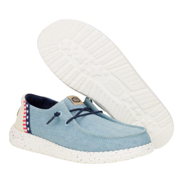 Wendy Americana Splatter - Light Denim - Image 3
