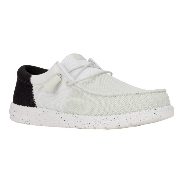 Wally Tri Varsity Mesh - White/Black - Image 7