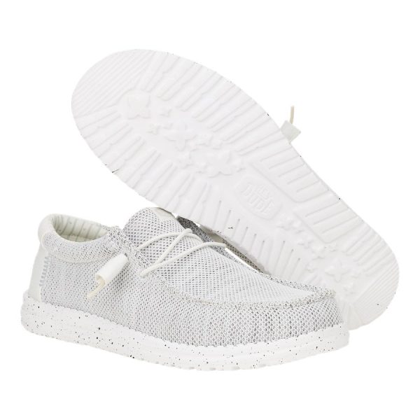 Wally Stretch Sox Wide - Storm White - Image 4