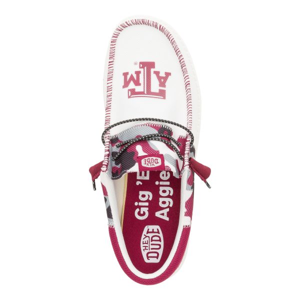 Men's Wally Tri Texas A&M - Texas AM White/Maroon - Image 7