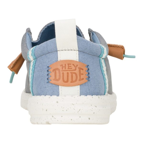 Wally Craft Linen - Monument Grey/Faded Denim - Image 5