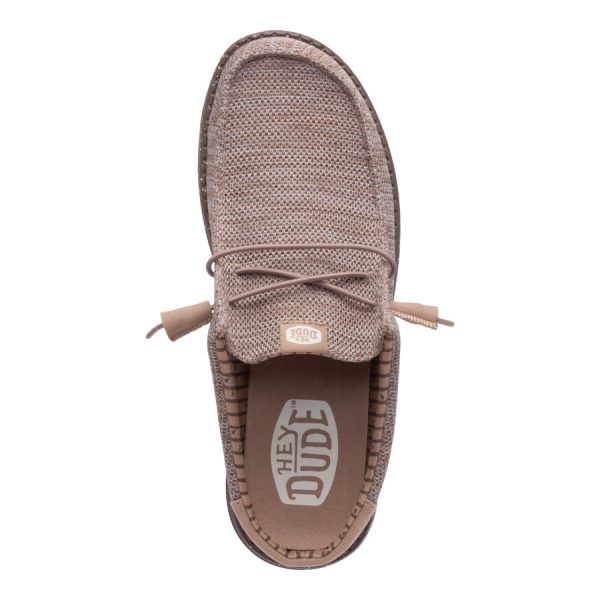Wally Slip Stretch Sox - Deep Taupe/Chanterelle Tan - Image 6