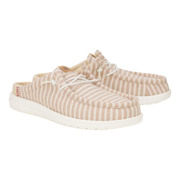 Wally Slip Resort - Tan/White - Image 3
