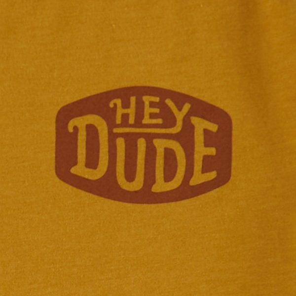 Go To Buckle Tee - Mustard - Image 2