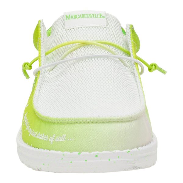 Wally Margaritaville 2 - White/Lime - Image 5