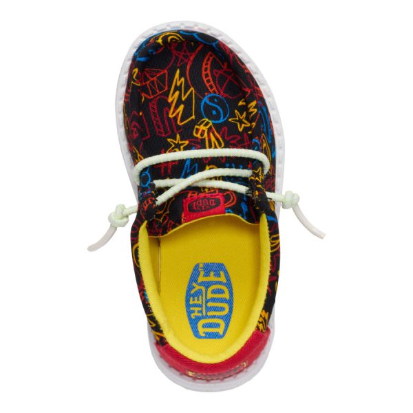 Wally Toddler Space Glow - Black/Red - Image 6